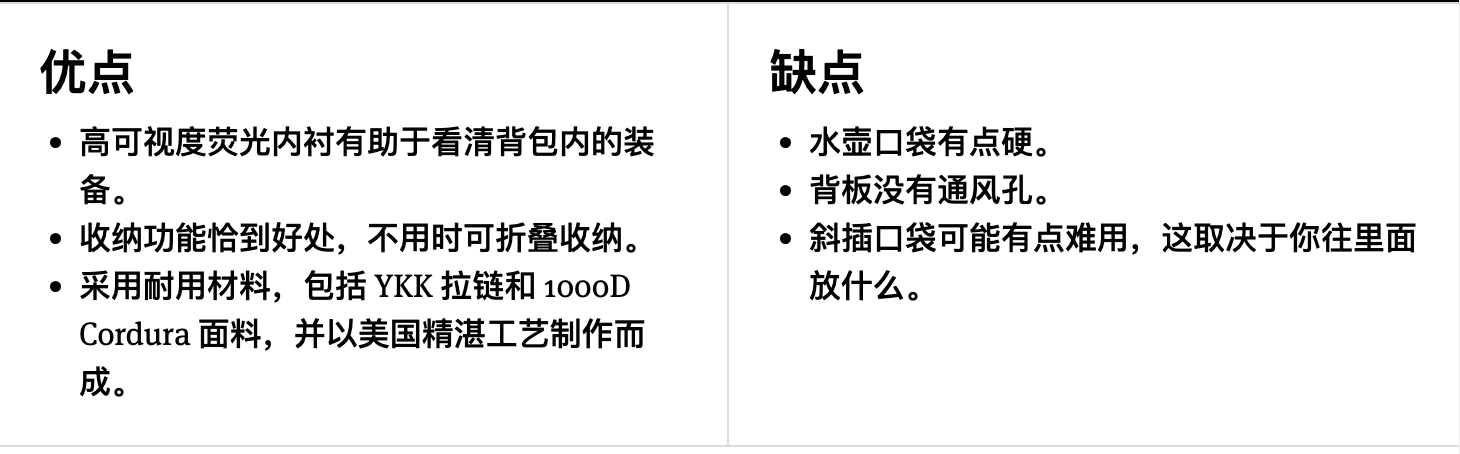 Topo Designs 日用背包优缺点一览 Topo Designs 日用背包优缺点一览