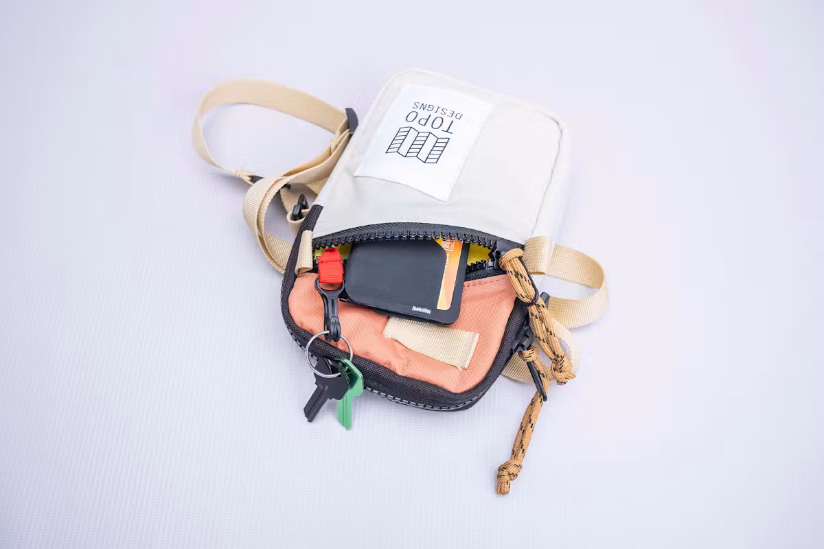 Topo Designs迷你单肩包口袋
