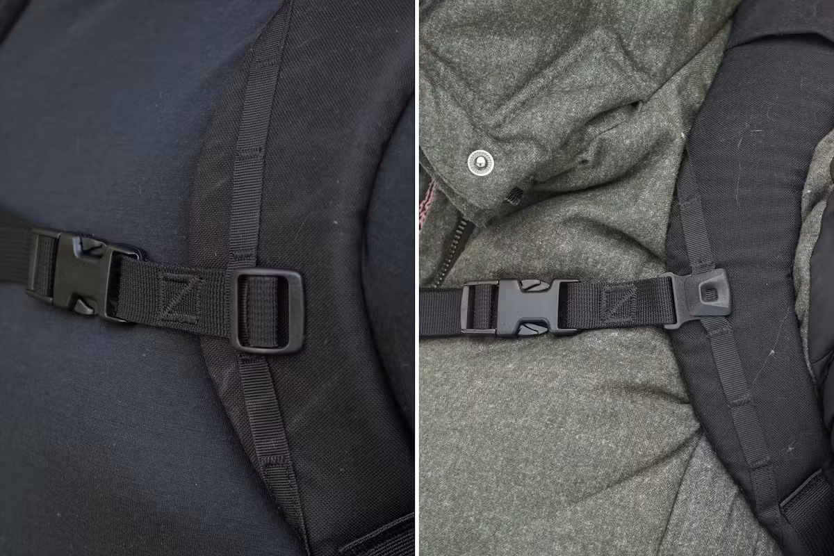EVERGOODS CHZ22(左)与 CHZ26 胸带(右)对比 EVERGOODS CHZ22(左)与 CHZ26 胸带(右)对比
