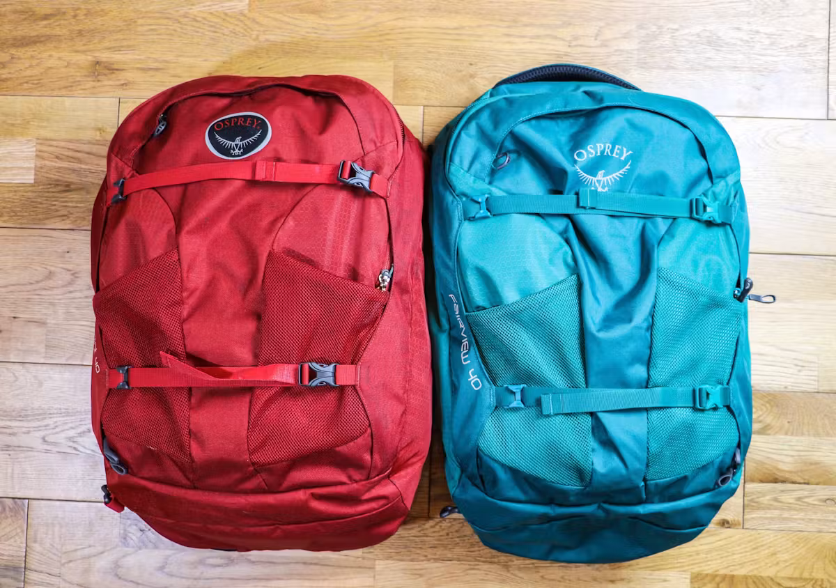 Osprey Farpoint(左)和Osprey Fairview(右) Osprey Farpoint(左)和Osprey Fairview(右)