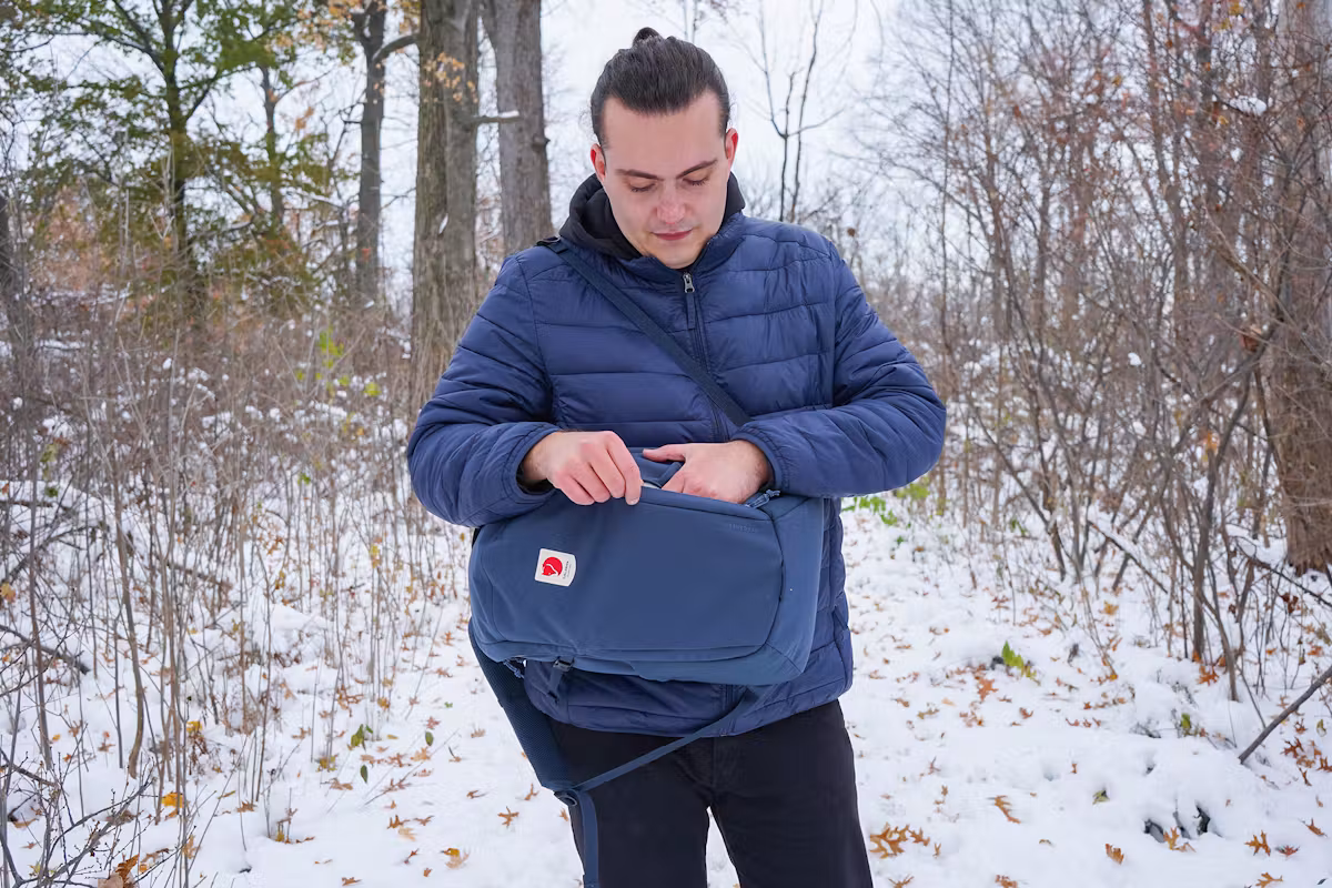 Fjallraven Ulvo 23 背包前袋开口 Fjallraven Ulvo 23 背包前袋开口