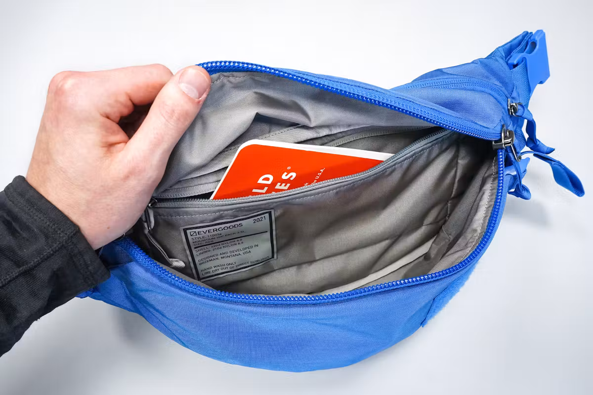 EVERGOODS 山地腰包 3.5L | 主隔层 EVERGOODS 山地腰包 3.5L | 主隔层