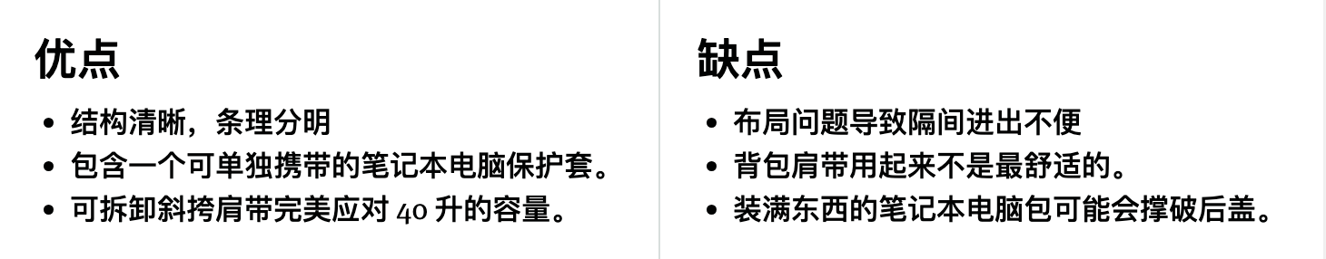 Thule Subterra Convertible Carry-On 旅行包优缺点一览