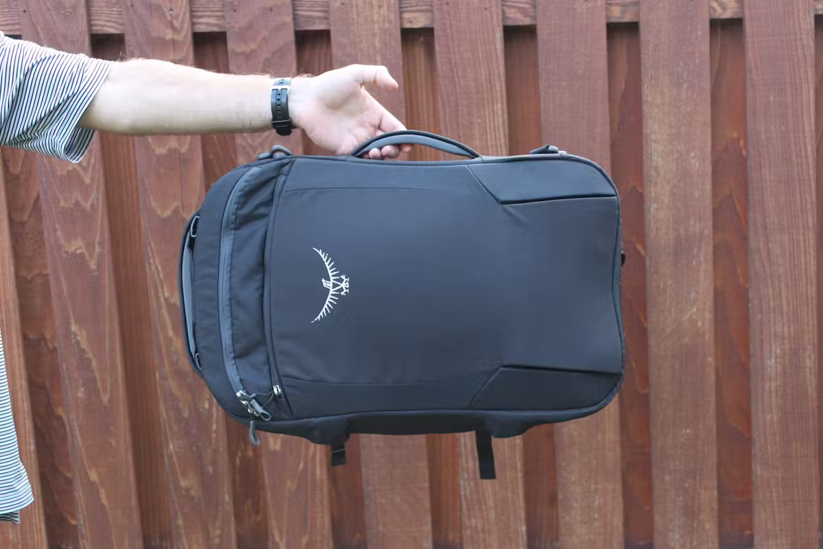 Osprey Porter 46 肩带拉上 Osprey Porter 46 肩带拉上