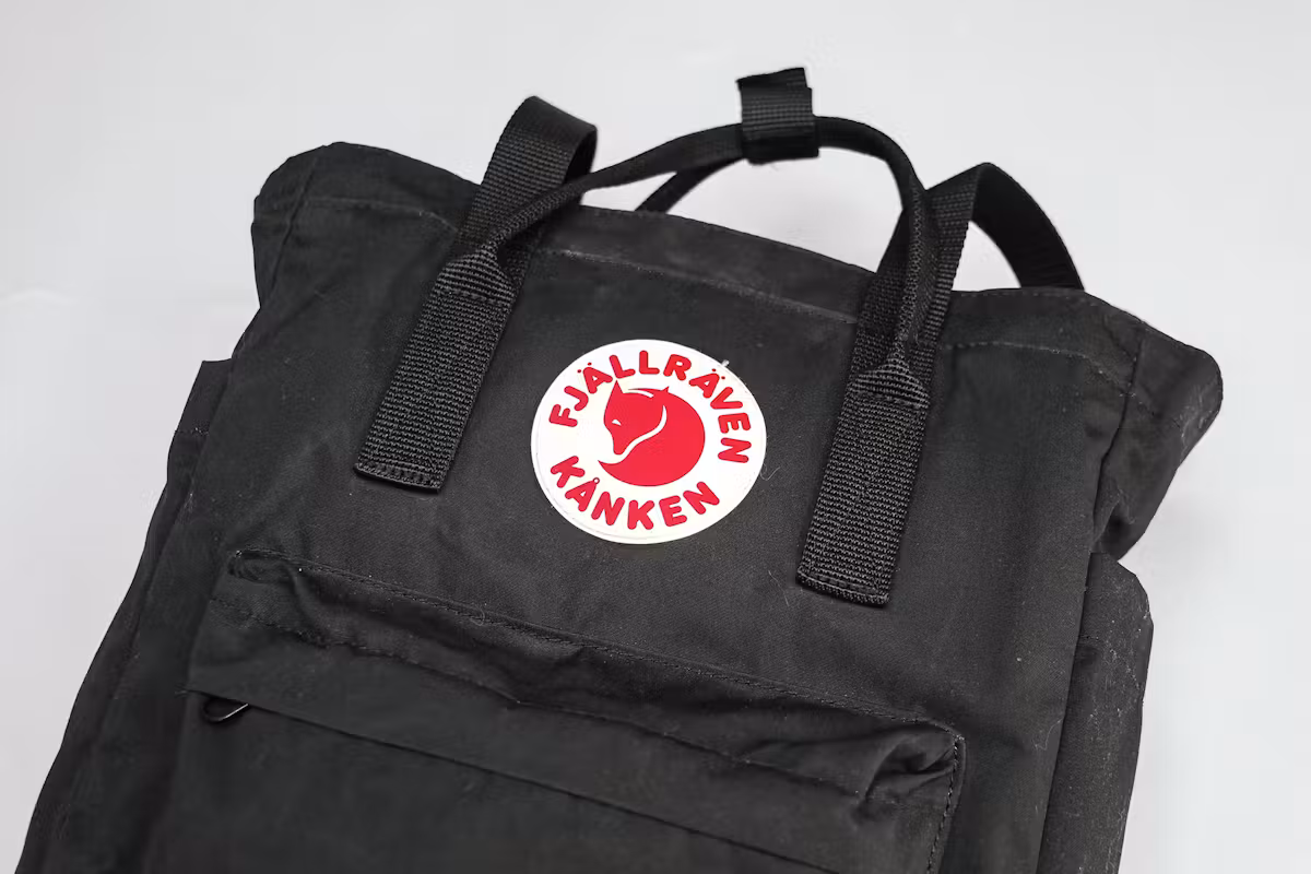 Fjallraven Kanken 手提包材料和徽标 Fjallraven Kanken 手提包材料和徽标