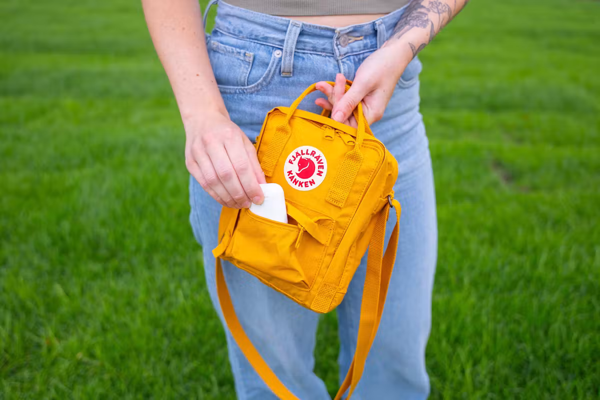 Fjallraven Kanken 斜挎包使用中 Fjallraven Kanken 斜挎包使用中