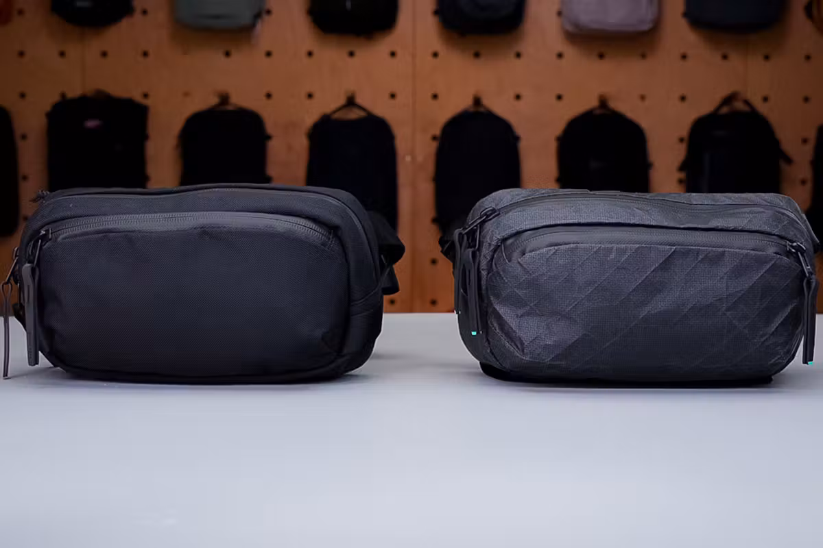 Pack Hacker x Aer Ultra Sling 原版与最终版对比 Pack Hacker x Aer Ultra Sling 原版与最终版对比