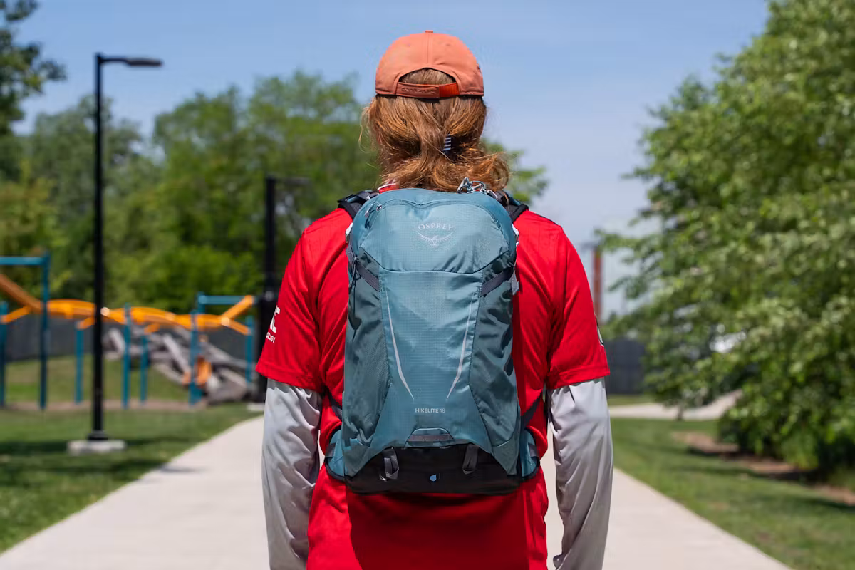 Osprey Hikelite 18 后视图 Osprey Hikelite 18 后视图