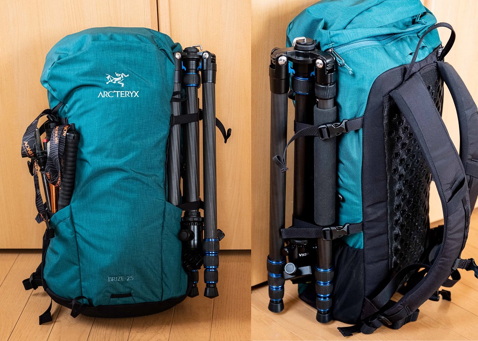 Arc'teryx Brize 25 日用背包:侧面压缩带 Arc'teryx Brize 25 日用背包:侧面压缩带