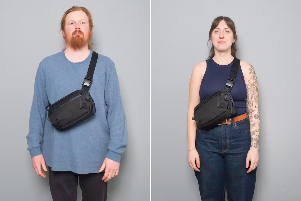 Aer Day Sling 4 双人并排比较
