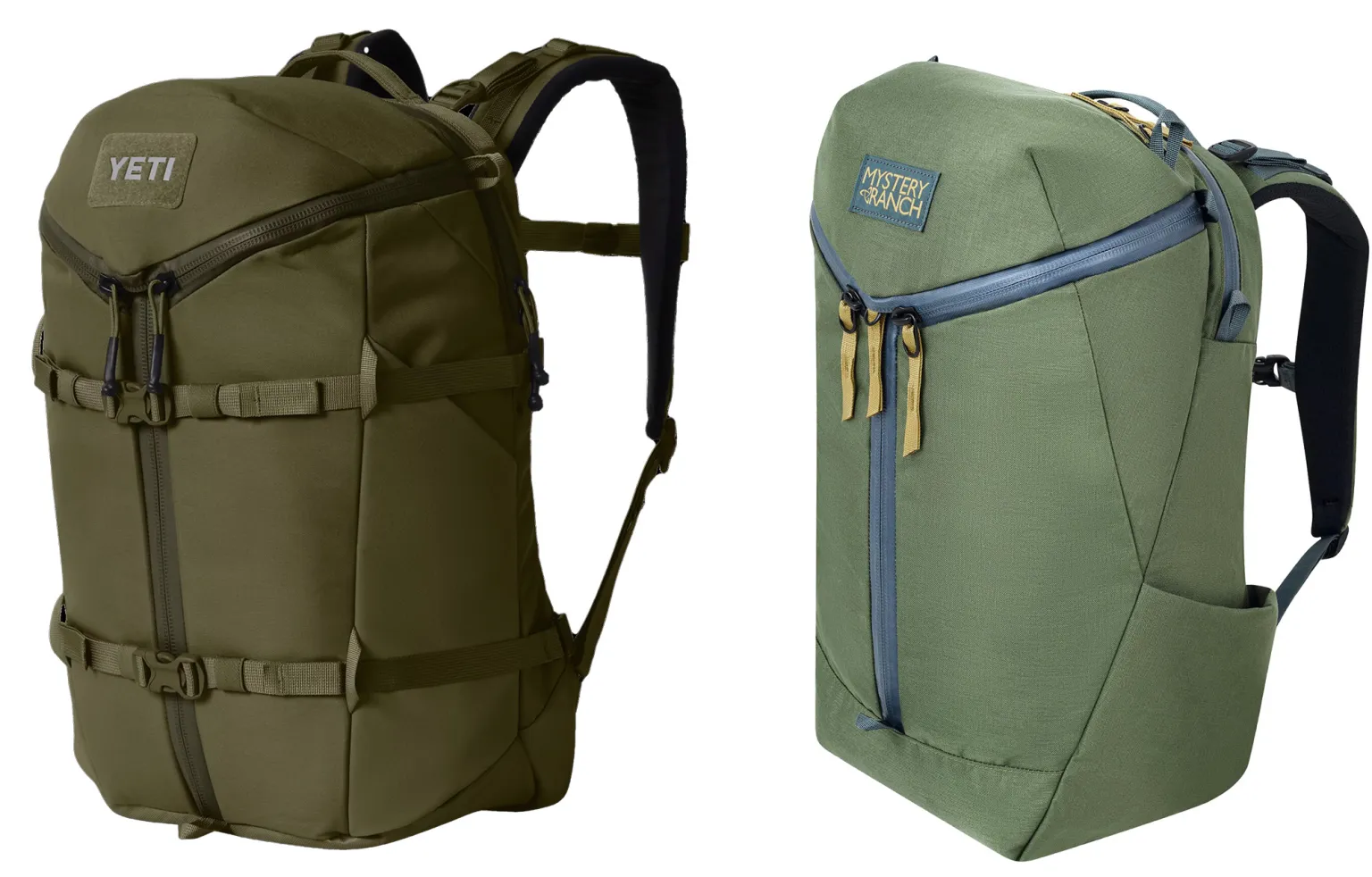 Yeti Ranchero Mystery Ranch Catalyst 并排 Yeti Ranchero Mystery Ranch Catalyst 并排