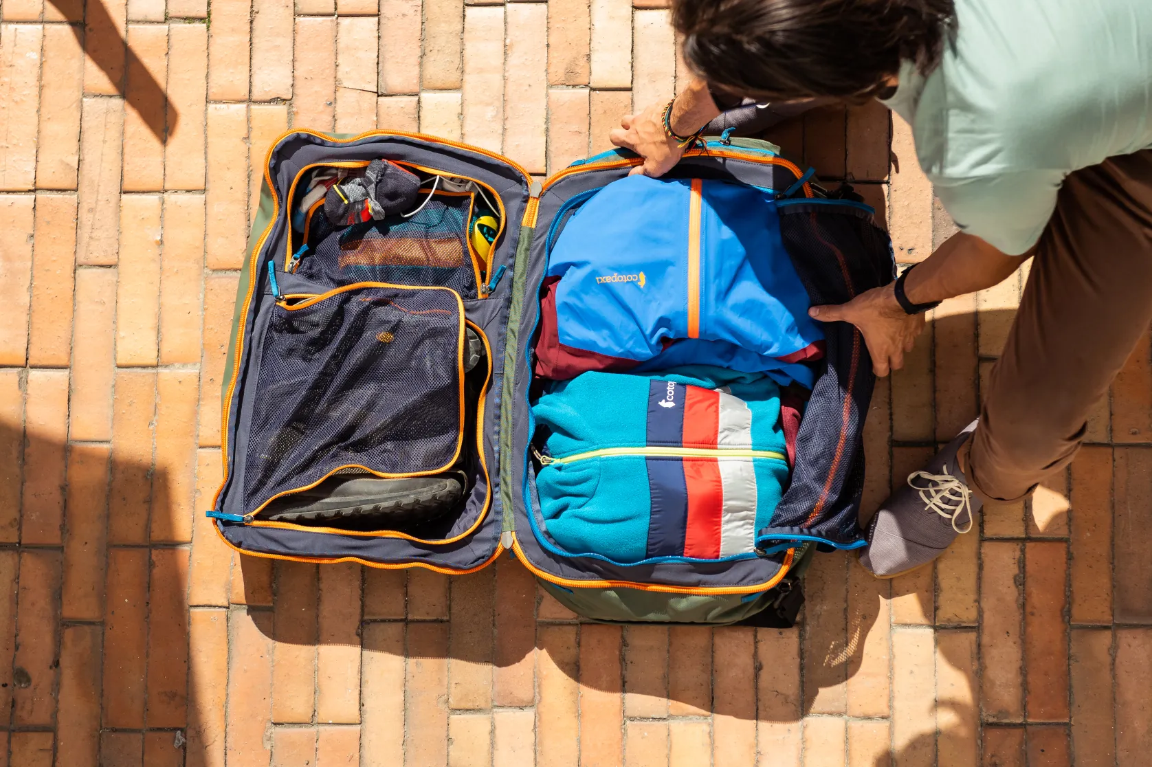 Cotopaxi Allpa 70 旅行包 满载状态 Cotopaxi Allpa 70 旅行包 满载状态