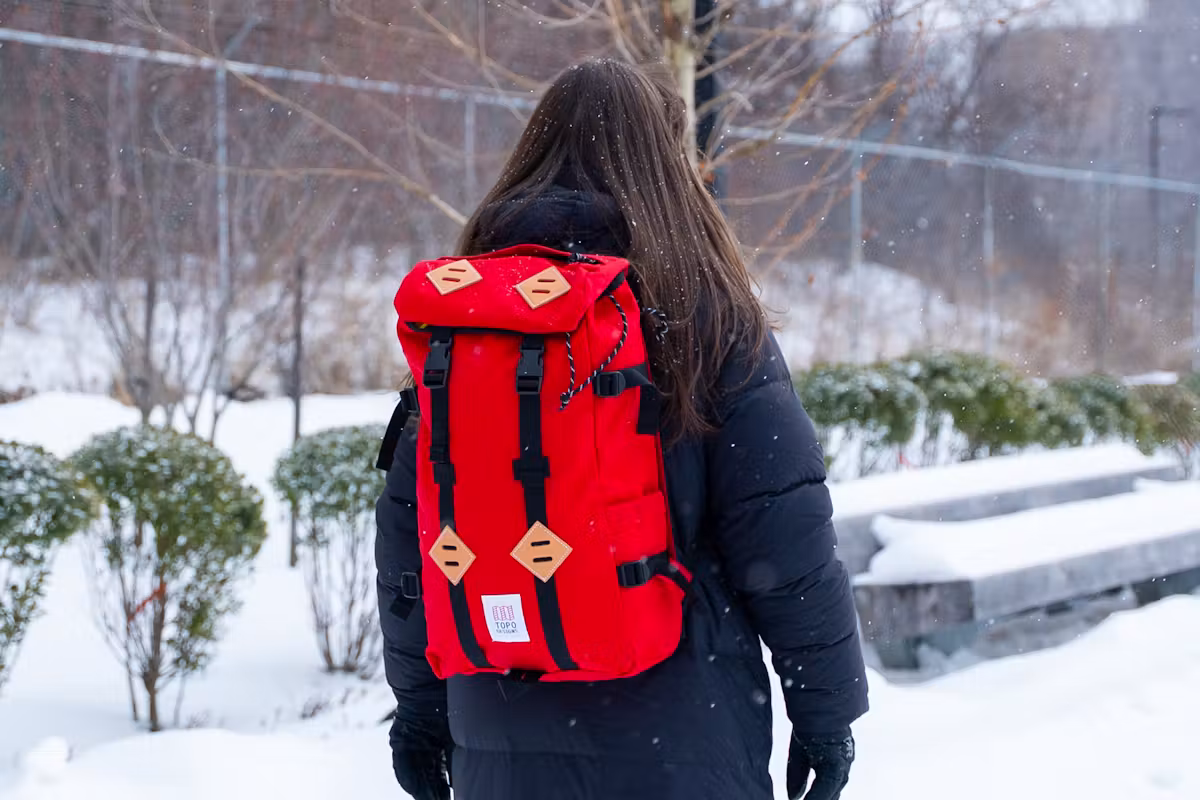 Topo Designs 帆布背包侧面 Topo Designs 帆布背包侧面