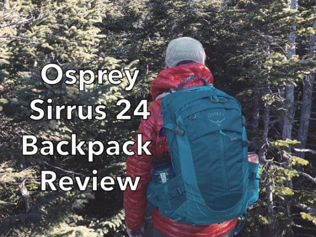 Osprey Sirrus 24 背包：后视图