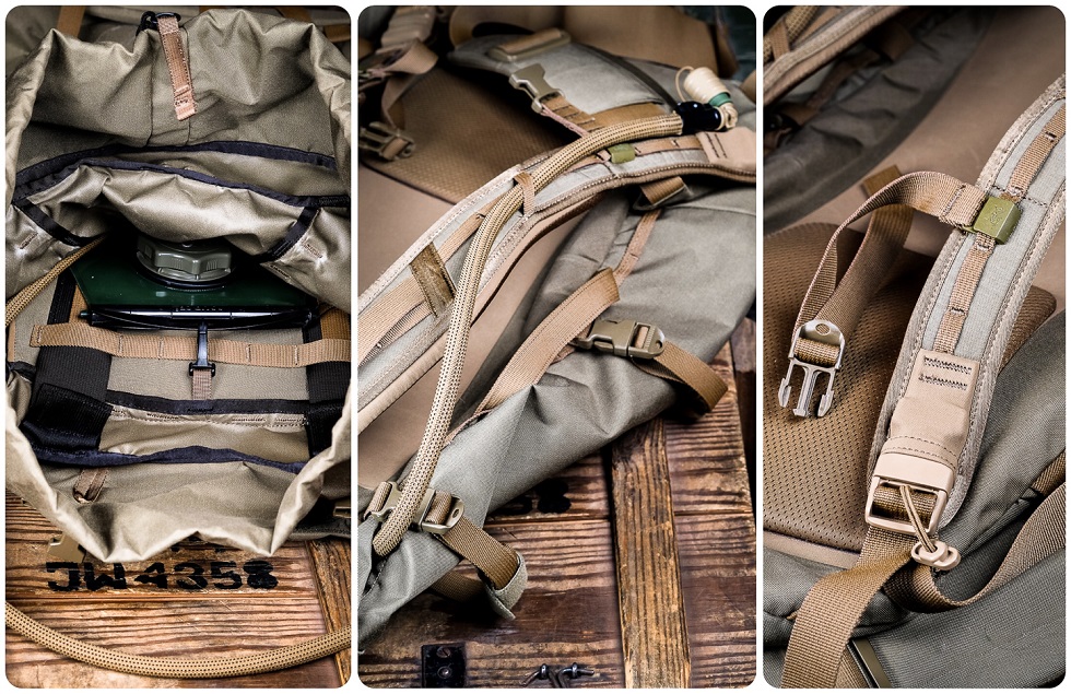 Arc'teryx LEAF Khyber 50 巡逻包:水袋系统 Arc'teryx LEAF Khyber 50 巡逻包:水袋系统