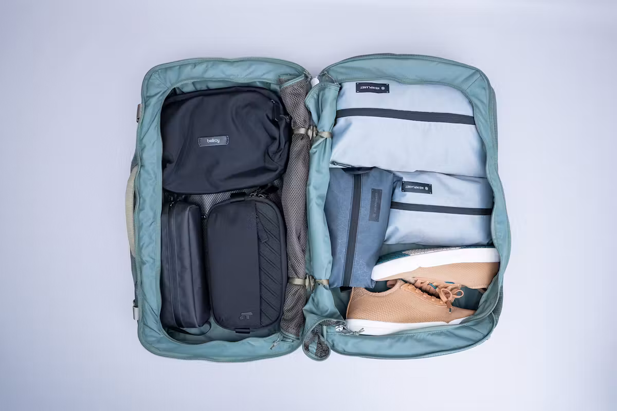 Osprey Transporter Squffel 44升转运者旅行包满载状态