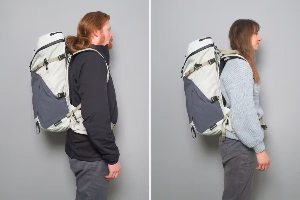 YETI Skala 40L 背包双人并排比较