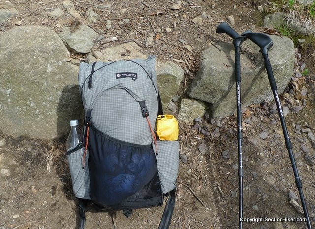 Gossamer Gear Kumo - 前部 Gossamer Gear Kumo - 前部